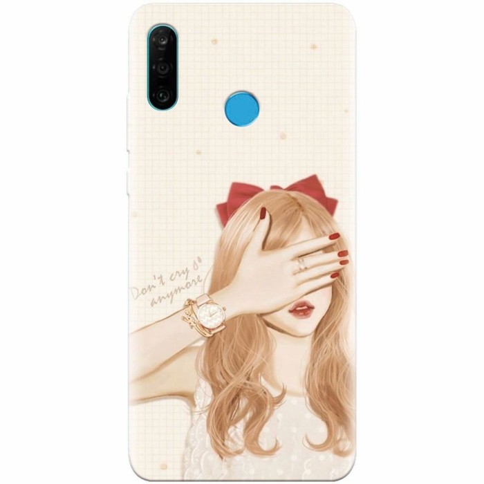 Husa silicon pentru Huawei P30 Lite, Dont Cry Anymore Husa silicon pentru Huawei P30 Lite, Dont Cry Anymore