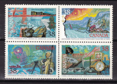 Canada 1989 expeditii in Nord MI 1128-1131 MNH w59 foto