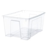 Cutie depozitare, 45 l, 56 x 39 x 28 cm, Transparent, General