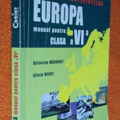 Geografia continentelor Europa - Manual pentru clasa a VI-a - Mandrut, Negut