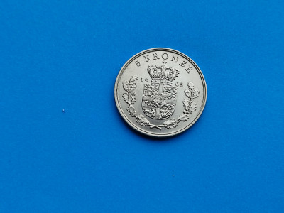 5 Kroner 1968 Danemarca-stare buna!!!! foto