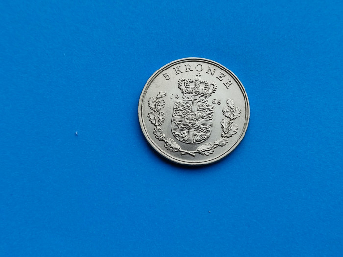 5 Kroner 1968 Danemarca-stare buna!!!!