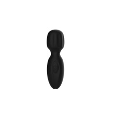 Vibrator Mini Wand Thrill, 10 Moduri Vibratii, Silicon Lichid, USB, Negru, 11 cm, Passion Labs