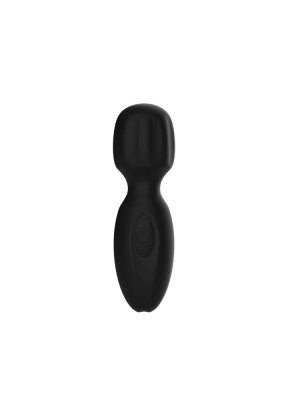 Vibrator Mini Wand Thrill, 10 Moduri Vibratii, Silicon Lichid, USB, Negru, 11 cm, Passion Labs foto