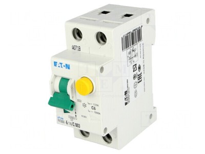 &amp;Icirc;ntrerupător RCBO 6A 30mA 1N 230VAC IP20 foto