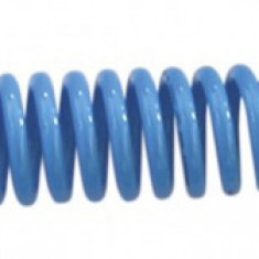 Furtun spiralat conectori aer comprimat din PU 8 x 5mm; 5m; 12-37 bari. ADLER AD0140.8