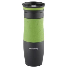 Termos din inox, capacitate 500ml, verde, Klausberg