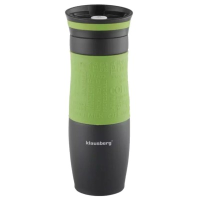 Termos din inox, capacitate 500ml, verde, Klausberg foto