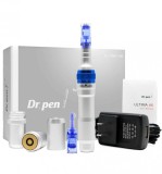 Creion Micro-Ace, Dermapen, Dr. Pen, A6, pentru Electroporare, Wireless, 2x Rezerve 12 ace, Adancime 0.25 - 3.00 mm, 5 viteze
