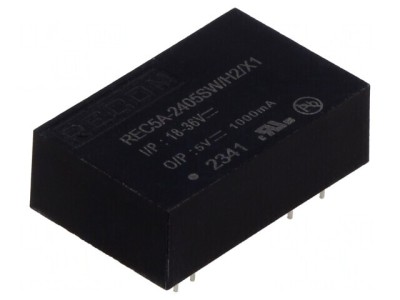 Convertor DC/DC 5W 18-36V la 5V 1A DIP24 foto