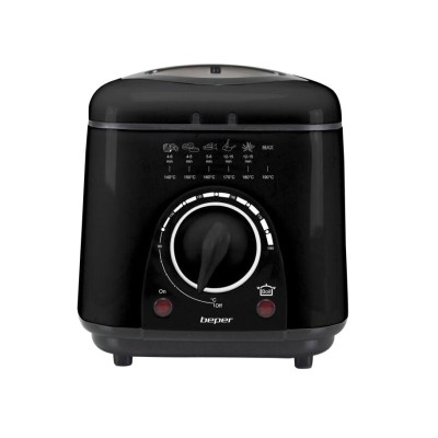 Friteuza electrica Beper, 950 W, 1 l, 21 x 19 x 21 cm, ABS, maxim 190 C foto