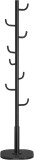 Cumpara ieftin Cuier tip pom Vasagle, Negru, 40 x 40 x 175.3 cm