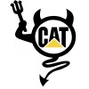 Sticker Auto , zDevil CAT, , Autocolant Caterpillar Tuning Industrial
