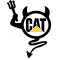 Sticker Auto , zDevil CAT, , Autocolant Caterpillar Tuning Industrial