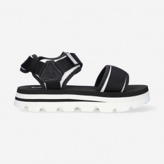 Timberland sandale Euro Swift Sandal femei, culoarea negru TB0A2KRV0011-BLK.WHT