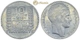 (M106) 10 Francs 1938 Argint Franta - Km  878, Europa