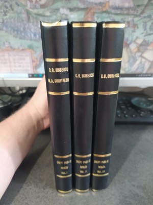 C.G. Dissescu, M.A. Dumitrescu, Drept public rom&amp;acirc;n vol. 1-3, Buc. 1890-1903, 217 foto