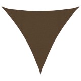 Cumpara ieftin Panza parasolar, maro, 4,5x4,5x4,5 m, HDPE, 160 g/m&sup2;
