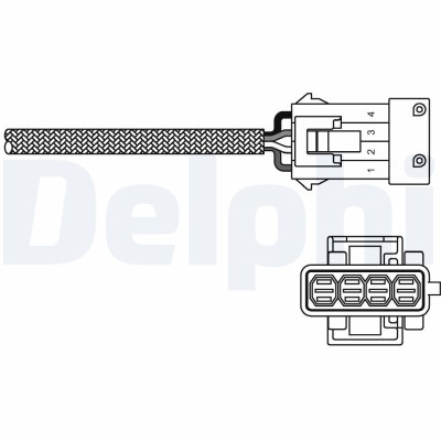 DELPHI ES10795-12B1 Sonda Lambda foto