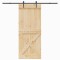 vidaXL Ușă glisantă cu set de feronerie 95x210 cm, lemn masiv de pin 3332794