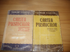 DAMIAN STANOIU - CARTEA PUSNICILOR ( 2 volume, rare ) * foto