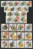 Fujeira 1967 Mi 159/85 MNH - Fluturi si flori - serie completa 27 valori