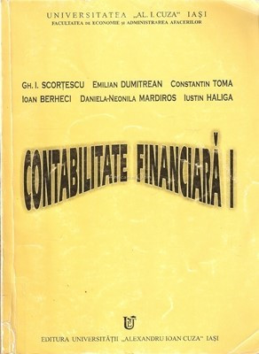 Contabilitate Financiara I - Gh. I. Scortescu, Emilian Dumitrean foto