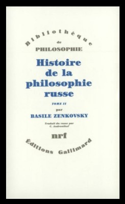 Histoire de la philosophie russe vol. 2 Basile Zenkovsky foto