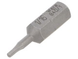Capăt șurubelniță HEX 1/16 25mm