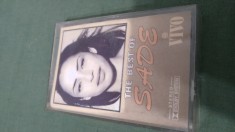 CASETA AUDIO SADE -THE BEST OF ORIGINALA FOARTE RARA !!!