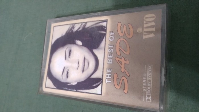 CASETA AUDIO SADE -THE BEST OF ORIGINALA FOARTE RARA !!!