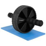 Roata abdominala TRIZAND pentru exercitii, cu saltea pentru genunchi
