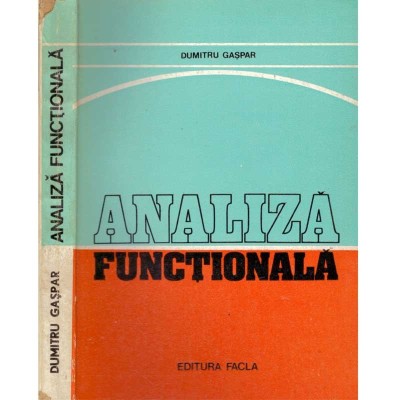 Dumitru Gaspar - Analiza functionala - 135079 foto