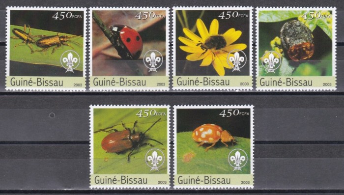 Guineea Bissau 2003 - Insecte, MNH