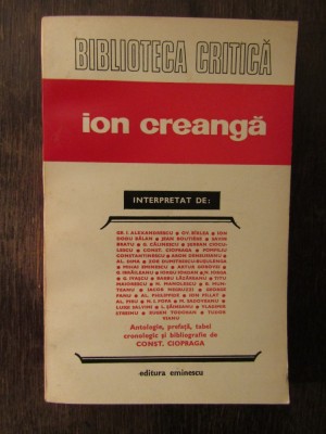 ION CREANGA - INTERPRETAT DE ... foto