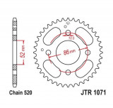 Pinion spate 31 dinti pas lant 520 &ndash; ATV Kymco Mxer 50 (02-07) - MXU 50 (04-17) - Mxer 150 (02-15) - MXU 150 (02-15), Oem