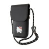 Geanta Crossbody - Hello Kitty Leather Daydreaming Cord (HKOWBSKCDKK) - Black