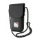 Geanta Crossbody - Hello Kitty Leather Daydreaming Cord (HKOWBSKCDKK) - Black