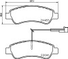 BREMBO P 61 125 PRIME LINE set placute frana,frana disc