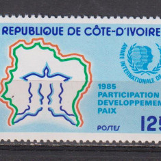 ANUL INTERNATIONAL AL TINERETULUI 1985 COTE-D IVOIRE MI.859 MNH