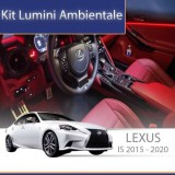 Lumini ambientale Lexus IS 2015-2020 set complet control telefon sau sistem original CarStore Technology