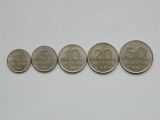 LOT 5 MONEDE DIFERITE 1,5,10,20,50 CRUZEIROS BRAZILIA-1980-1982-xf, America Centrala si de Sud