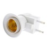 Dulie E27 cu Intrerupator si Stecher, Adaptor Bec Priza 265V 2A, Plastic, Montaj Facil