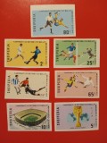 ALBANIA, FOTBAL MEXIC 70 - SERIE COMPLETĂ IMPERF. MNH