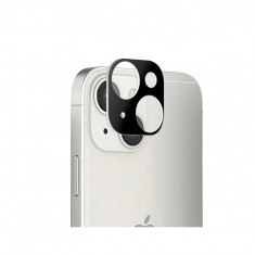 Folie Camera Compatibila cu iPhone 13 / 13 Mini - Techsuit Full Camera Glass Negru