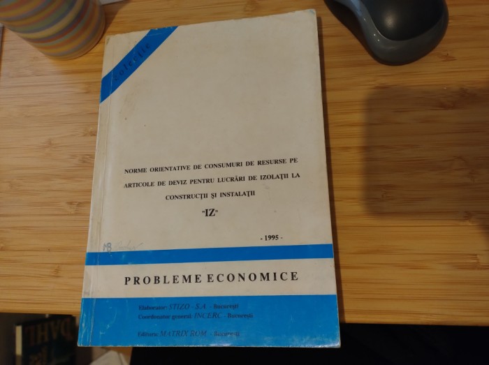 Norme orientative de consumuri resurse la lucrări de izolații la construcții IZ