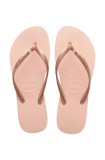 Havaianas șlapi SLIM CRYSTAL SW II femei, culoarea roz, cu toc plat 4145651.0076