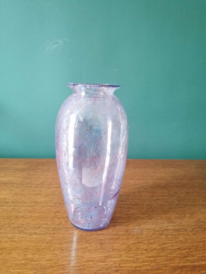 Vaza de sticla voal de la Karcag foto