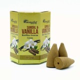 Cumpara ieftin Tamaie Masala Fum Curgator Lemn de Santal, 10 Conuri, Backflow, Aromaterapie, Relaxare, Meditatie, Cadou Boho Oriental