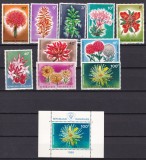 Rwanda 1966 flori MI 157-166 + bl.6 MNH, Nestampilat